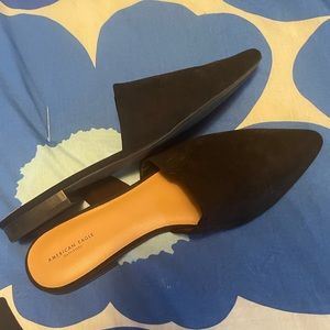 American Eagle Velvet Mules